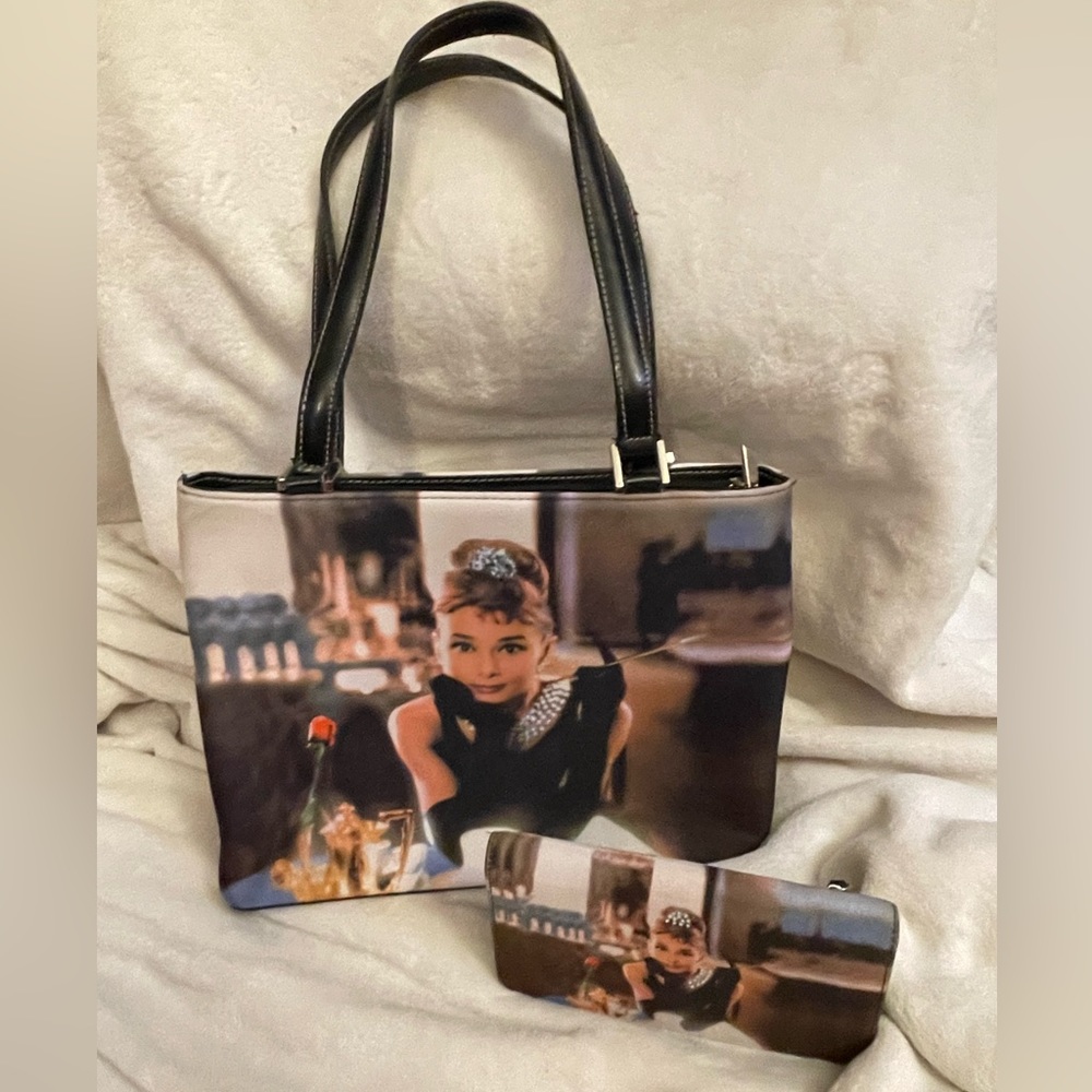 ‼️🌹Audrey Hepburn Matching Purse and Wallet Set🌹‼️
